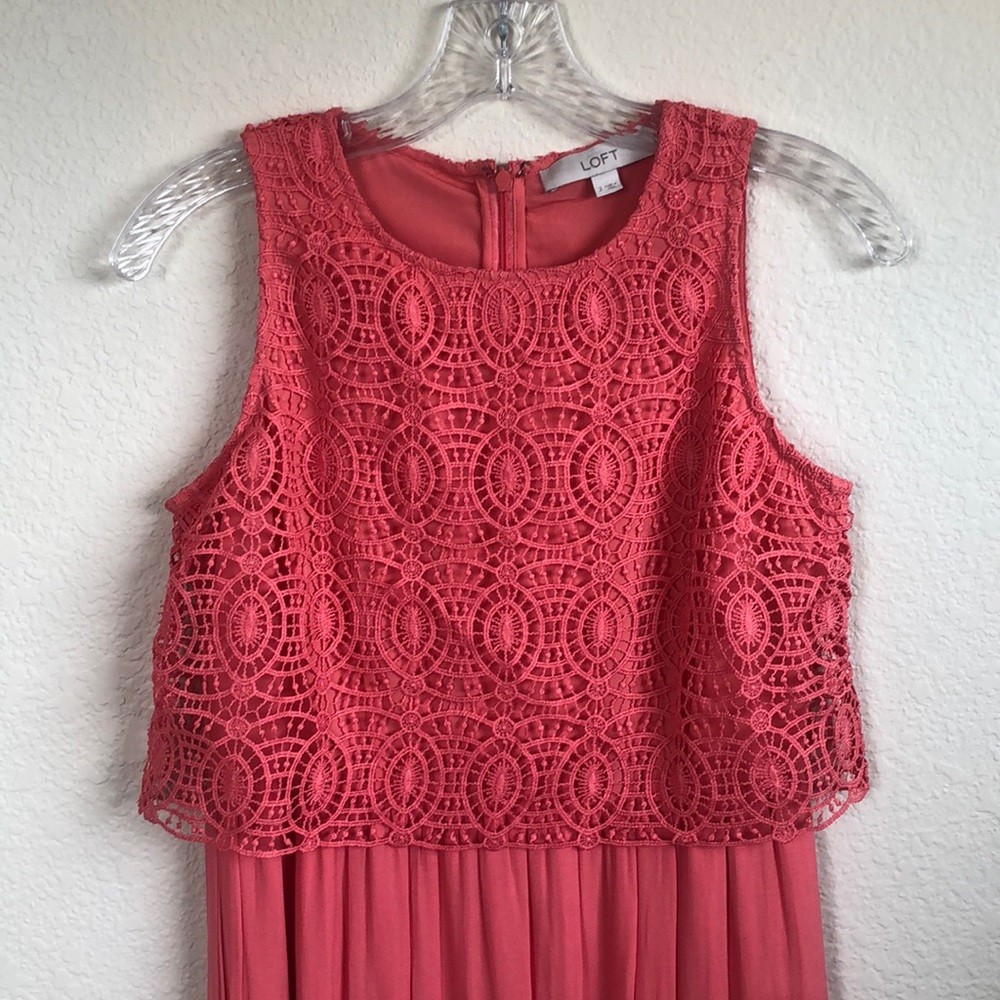 LOFT - Coral Dress - 2